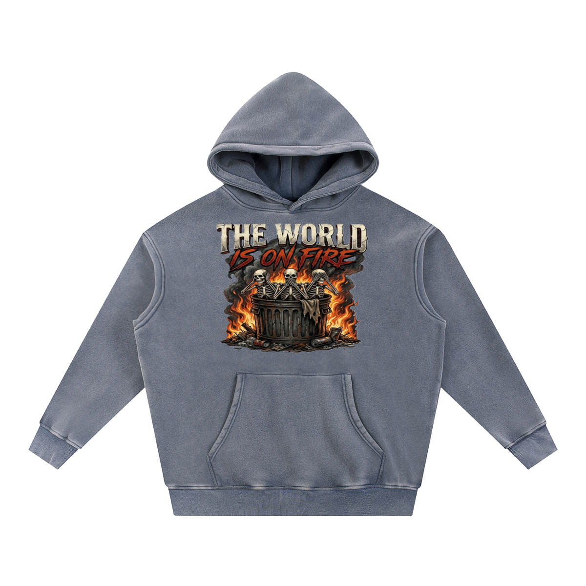 The World Is On Fire Oversize Hoodie