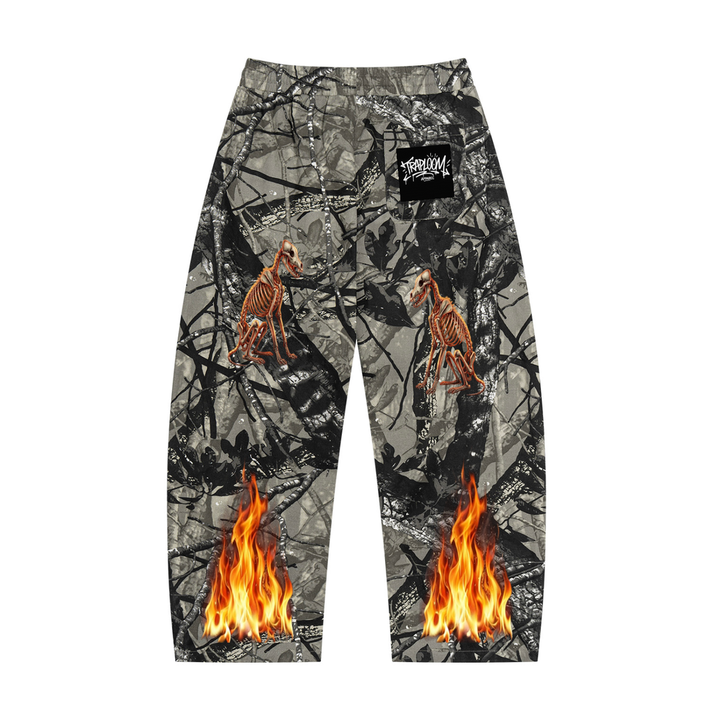 Devil Dog Camo Barrel Leg Pants