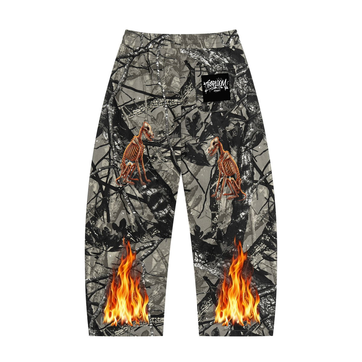 Devil Dog Camo Barrel Leg Pants